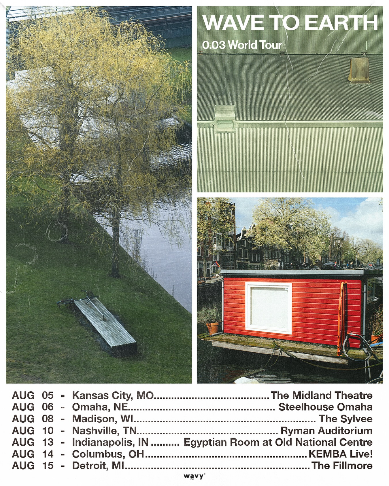 wave to earth 0.03 World Tour Poster